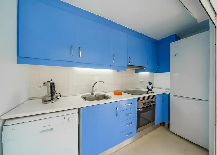 Perla Azul Lux, Vista Mar En Cala Canyelles, Aircon Lägenhet