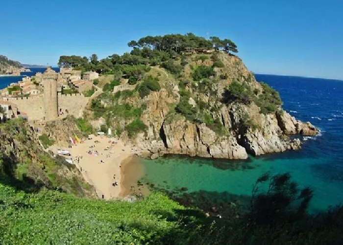 Perla Azul Lux, Vista Mar En Cala Canyelles, Aircon Lägenhet