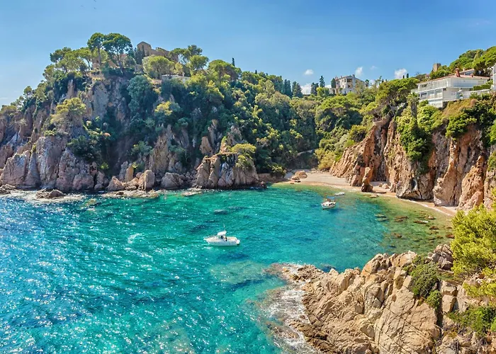 Perla Azul Lux, Vista Mar En Cala Canyelles, Aircon Lägenhet *